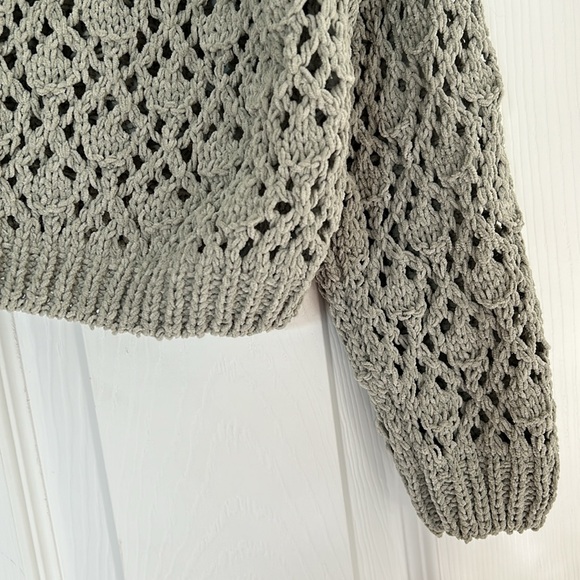 🌙Moon&Madison NWT Crochet Open Stitch Sweater🌙 - Picture 6 of 10